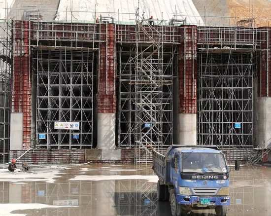 Safe Durable Scaffolding Rail Transit Project